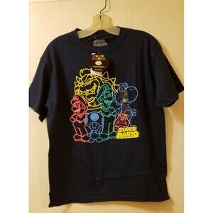 Super Mario Brothers (Nintendo) Boys T-Shirt with characters NEW w tags XL 18-20